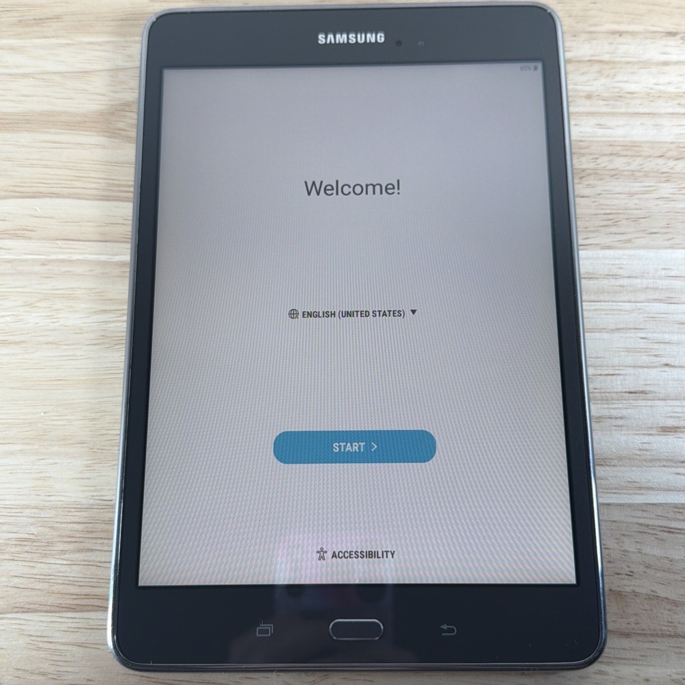 SAMSUNG GALAXY TAB A SM-T350 16GB 8'' Wi-Fi ONLY TABLET GRAY